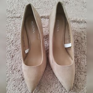 🔥Merona Womens Suede Pointed Toe Pumps (Tan) Size 6🔥
